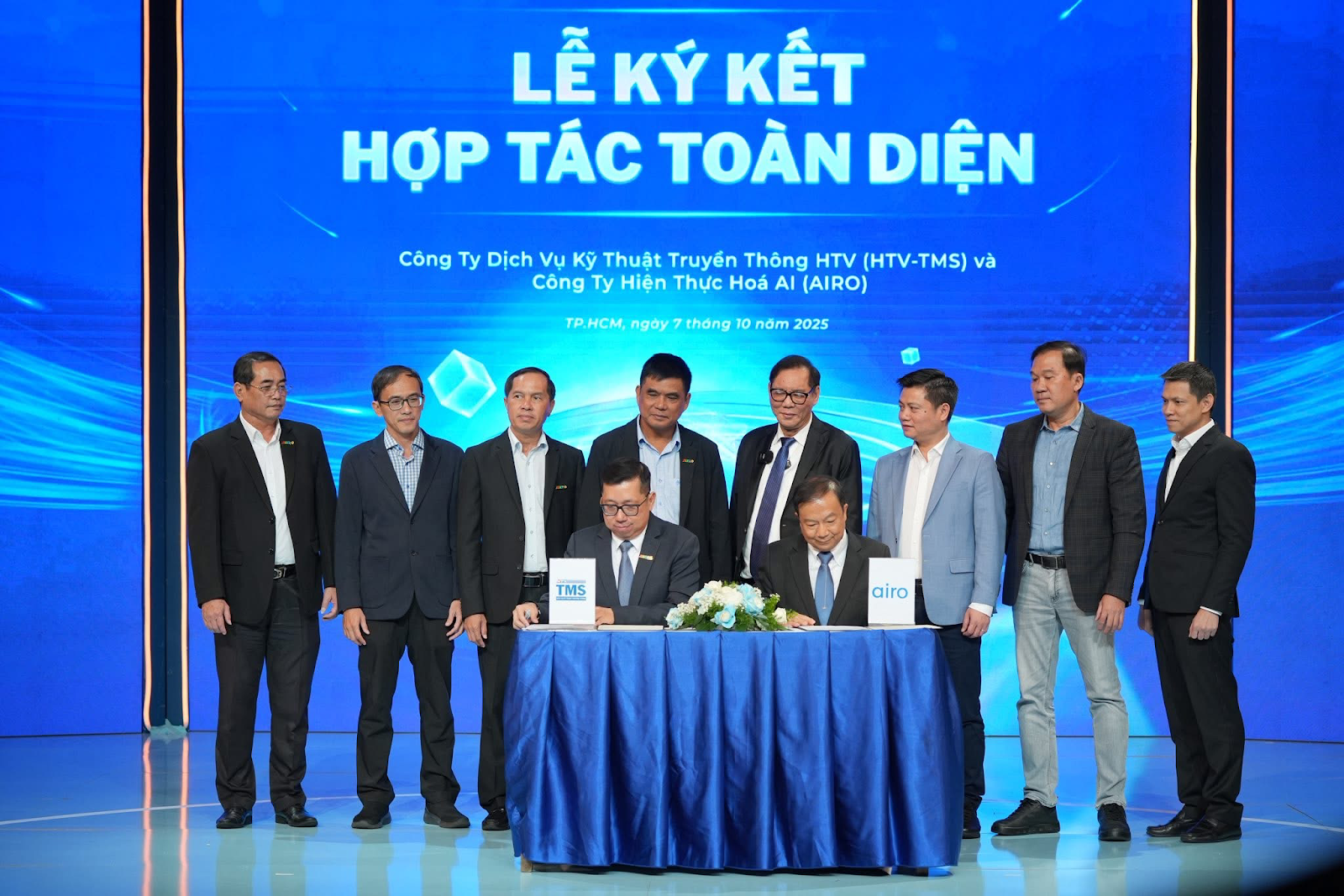 Dàn sao Việt đổ bộ tại lễ ký kết hợp tác toàn diện AIRO & HTV-TMS